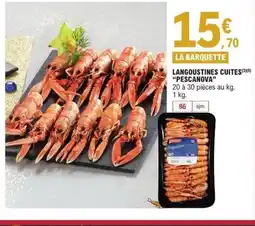 E.Leclerc PESCANOVA Langoustines cuites offre