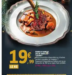 E.Leclerc LECHEF Souris d'agneau jus de girolles offre