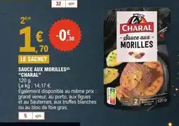 E.Leclerc CHARAL Sauce aux morilles offre