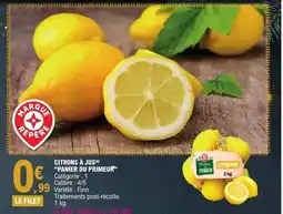 E.Leclerc PANIER DU PRIMEUR Citrons à jus offre