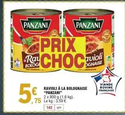 E.Leclerc PANZANI Ravioli à la bolognaise offre