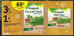 E.Leclerc BONDUELLE Haricots verts extra-fins surgelés sans residu de pesticides offre