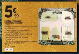 E.Leclerc SAVEURS DE TERROIRS Plateau 5 fromages offre