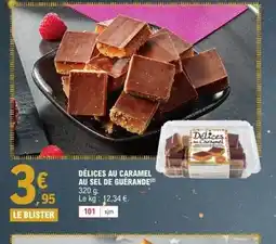 E.Leclerc Délices au caramel au sel de guérande offre