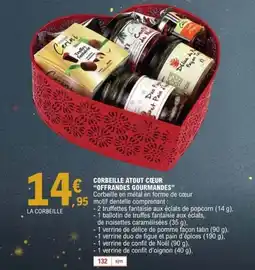 E.Leclerc OFFRANDES GOURMANDECorbeille atout cœur offre