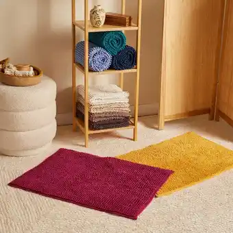 Carrefour Tex home tapis de bain chenille offre