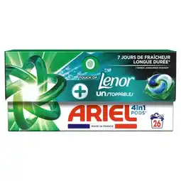 Carrefour Ariel lessive capsules offre