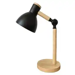 Carrefour Carrefour home lampe de bureau noire design offre
