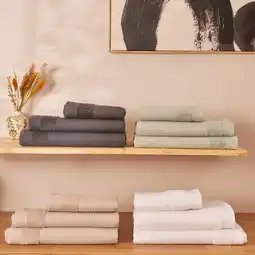 Carrefour Tex home linge de toilette waffle offre