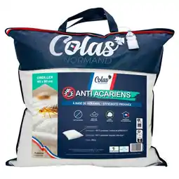 Carrefour Colas normand l'oreiller ''acaprotect'' offre