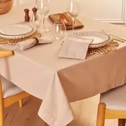 Carrefour Tex home nappe chambray offre