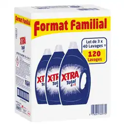 Carrefour X-tra lessive liquide familiale offre