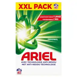 Carrefour Ariel lessive en poudre xxl pack offre