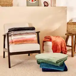 Carrefour Market Tex home plaid confort extra doux offre