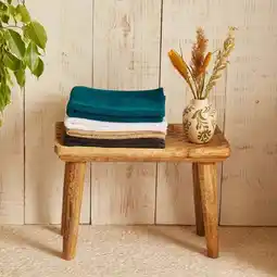 Carrefour Market Tex basic linge de bain eponge unie offre