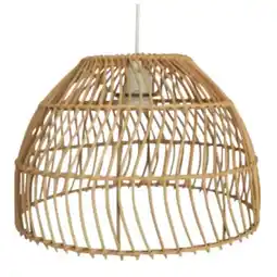 Carrefour Market Carrefour home lampe à suspendre en rotin offre