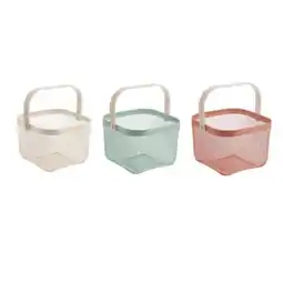 Carrefour Market Carrefour home panier acier et bois offre