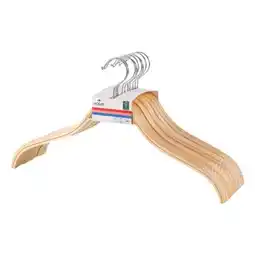 Carrefour Market Carrefour home cintres en bois anti-glisse offre