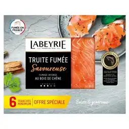 Carrefour Market Labeyrie truite fumée offre