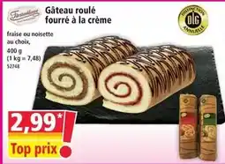 Norma Gâteau roulé fourré à la crème offre