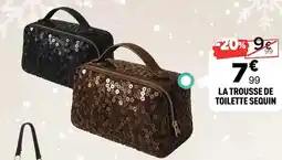 Centrakor La trousse de toilette sequin offre