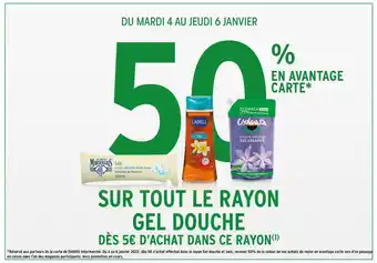 Intermarché Le petit marseillais / labell / ushuaia bon plan sur tout le rayon gel douche de marques le petit marseillais, labell, ushuai offre
