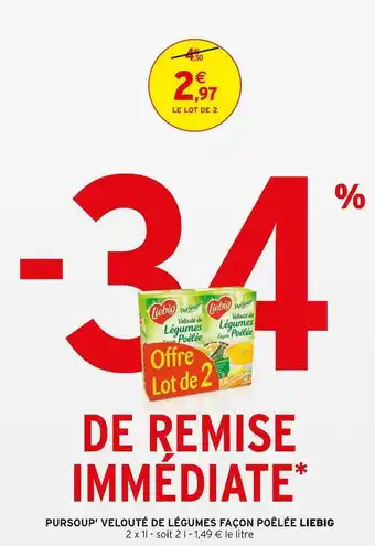 Liebig pursoup’ velouté de légumes façon poêlée