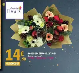 E.Leclerc Bouquet composé 20 tiges offre