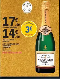 E.Leclerc VRANKEN Aop champagne brut offre