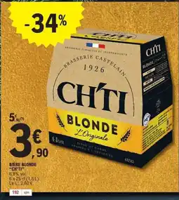 E.Leclerc CHIP Bière blonde offre
