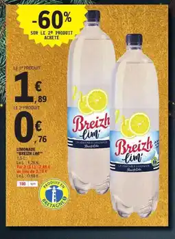 E.Leclerc BREIZH LIM Limonad offre