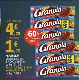 E.Leclerc GRANOLA offre