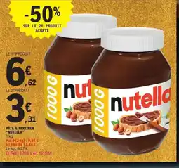 E.Leclerc NUTELLA Pâte à tartiner offre