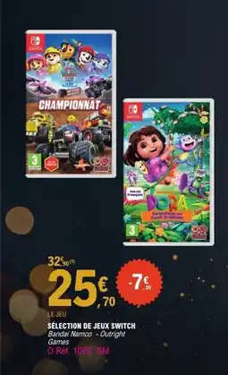 E.Leclerc Sélection de jeux switch offre