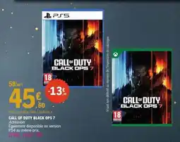 E.Leclerc CALL OF DUTY Black ops 7 offre