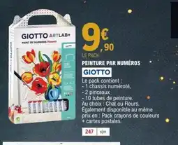 E.Leclerc GIOTTO Peinture par numéros offre