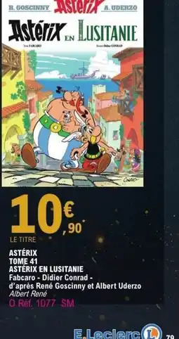 E.Leclerc ASTÉRIX Tome 41 offre