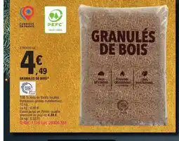 E.Leclerc Granulés de bois offre