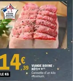 E.Leclerc Viande bovine : rôti offre