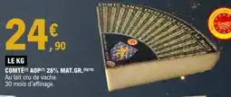 E.Leclerc Comté aop 28% mat gr offre