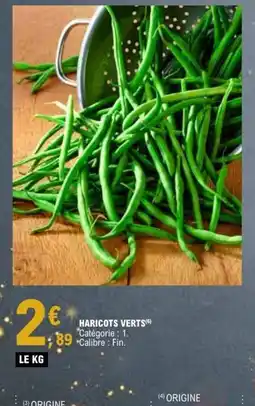 E.Leclerc Haricots verts offre