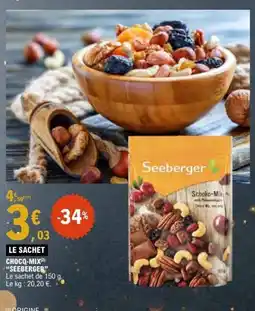 E.Leclerc SEEBERGER Choco-mix offre