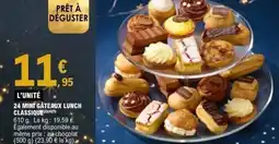 E.Leclerc 24 mini gâteaux lunch classique offre