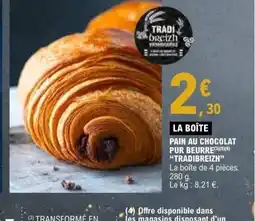 E.Leclerc Pain au chocolat pur beurre offre