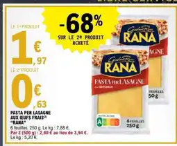 E.Leclerc RANA Pasta per lasagne aux œufs frais offre