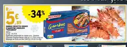 E.Leclerc PESCANOVA Gambas crevettes rouges d'argentine surgelées offre