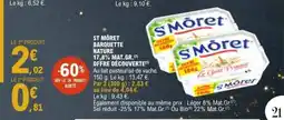 E.Leclerc ST MÔRET Barquette nature 17,8% mat.gr.offre découverte offre