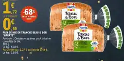 E.Leclerc HARRYS Pain de mie en tranche beau & bon offre