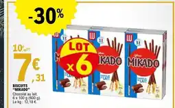 E.Leclerc MIKADO Biscuits offre