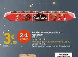 E.Leclerc SUCHARD Rochers au chocolat au lait offre